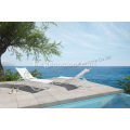 Shore გარე Patio ალუმინის Chaise